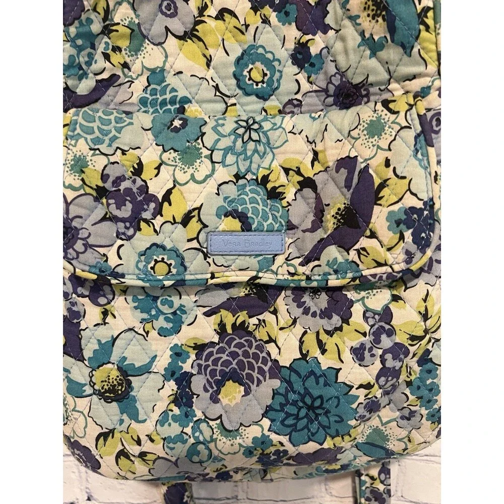 Vera Bradley Women's Quilted Blueberry Blooms Mini Backpack